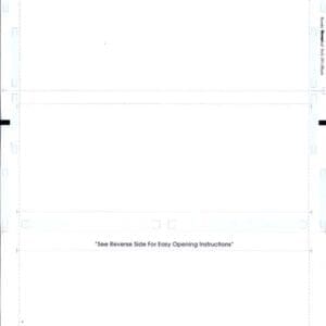 A single blank sheet of paper displayed against a white background, highlighting its clean and unmarked surface.